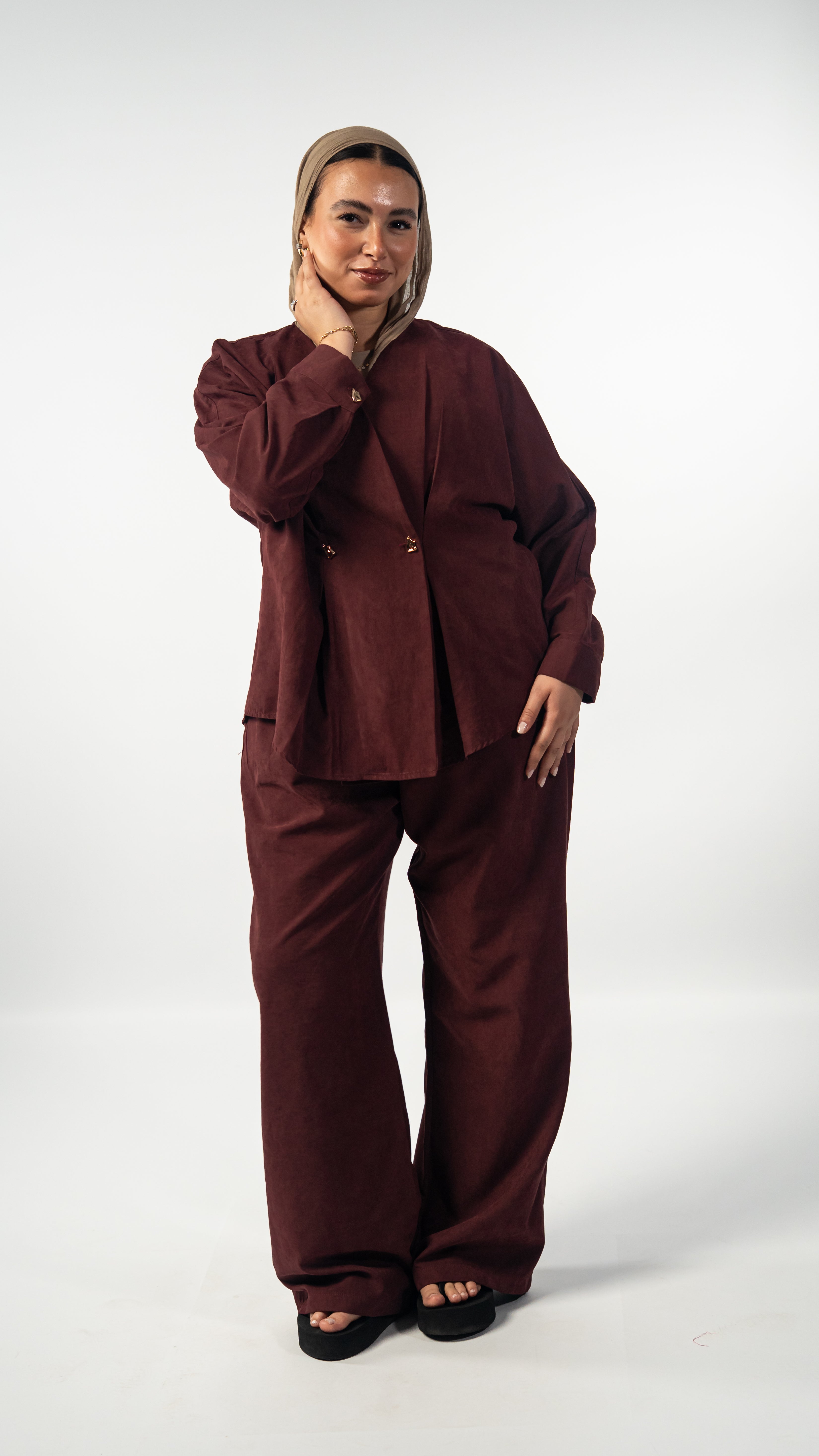 Amber Set - Burgundy
