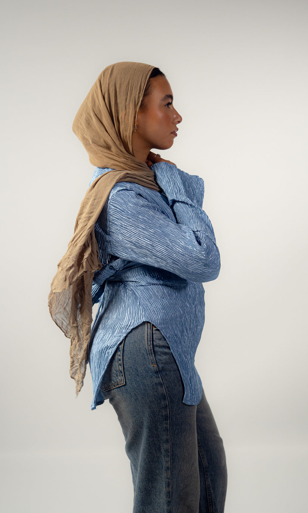 Wave Blouse - Blue