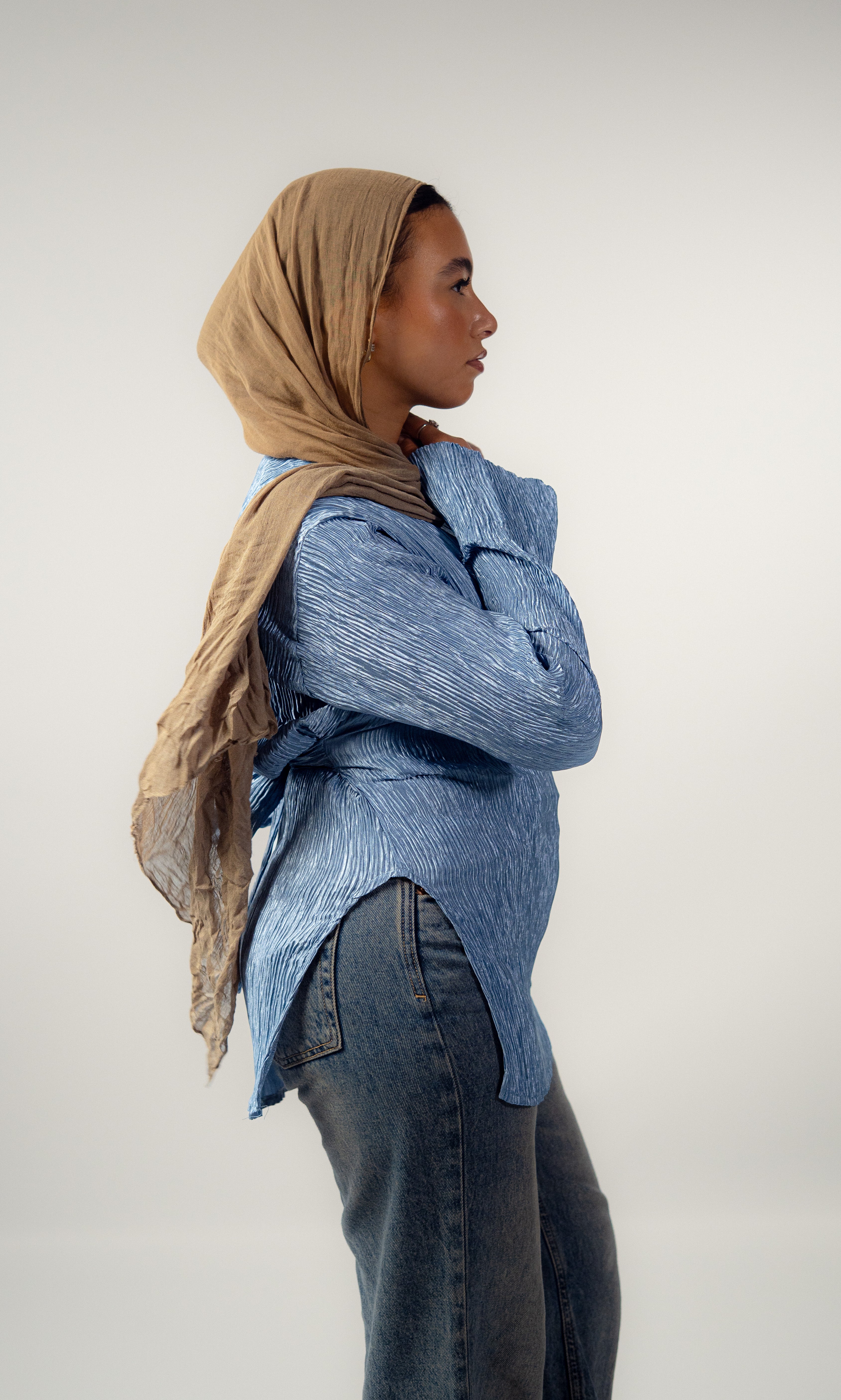 Wave Blouse - Blue