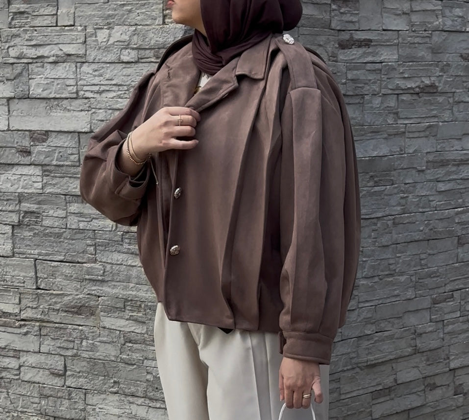 Everyday Suede Jacket - Brown
