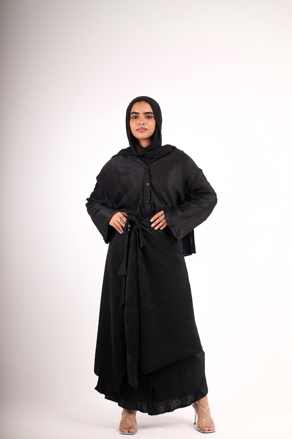 The Black Wrap Dress