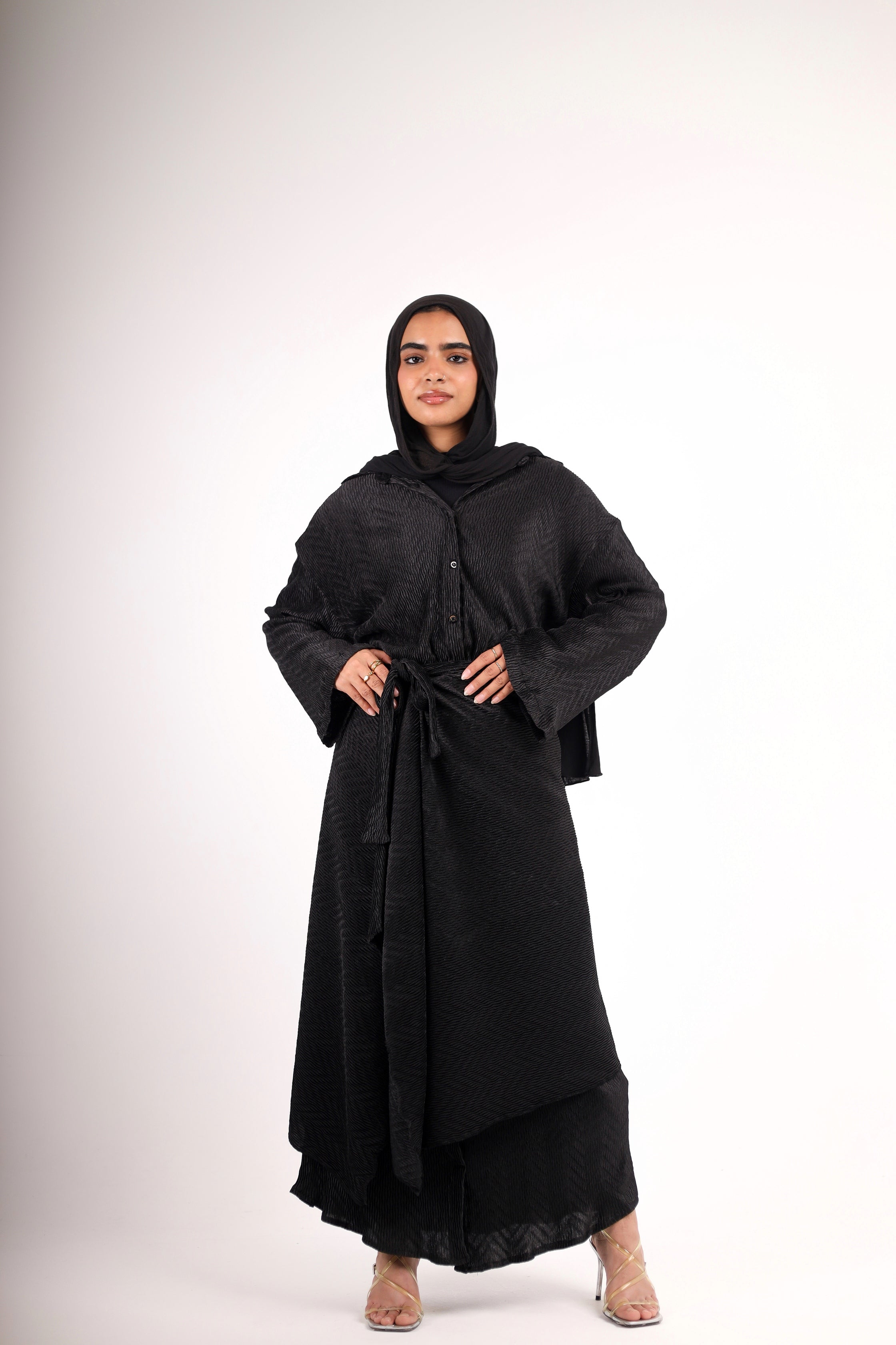 The Black Wrap Dress