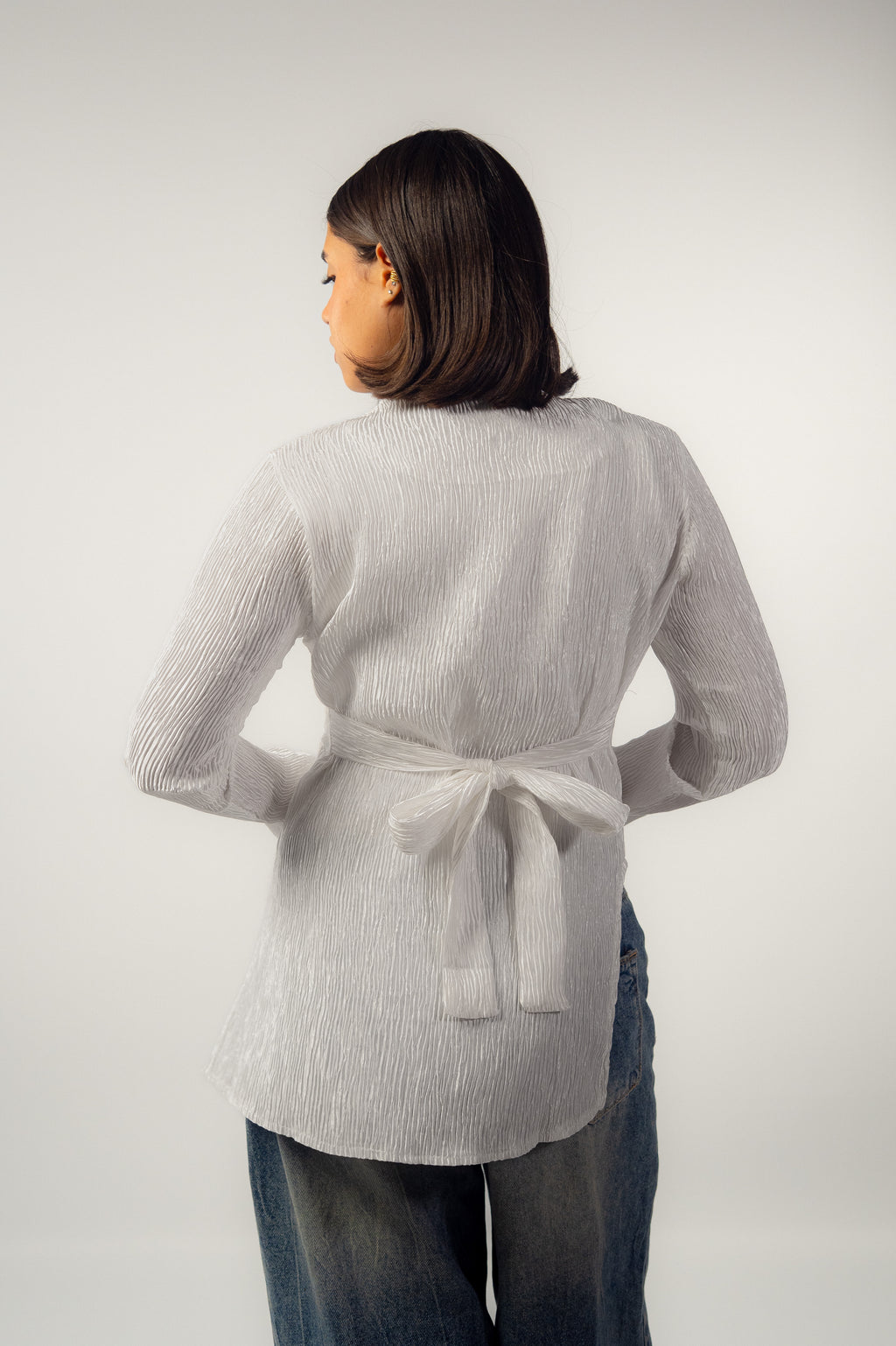 Wave Blouse - White
