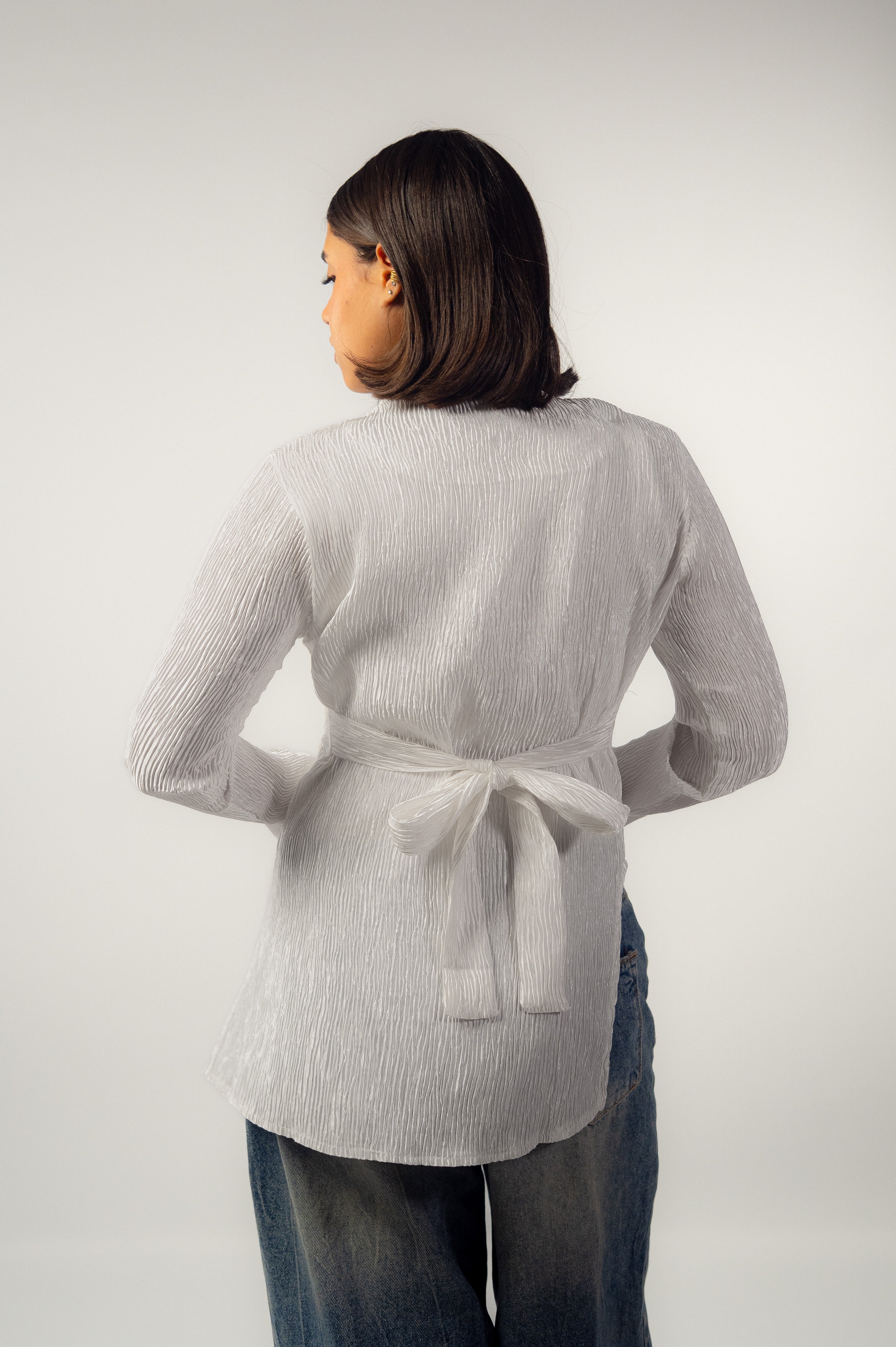 Wave Blouse - White