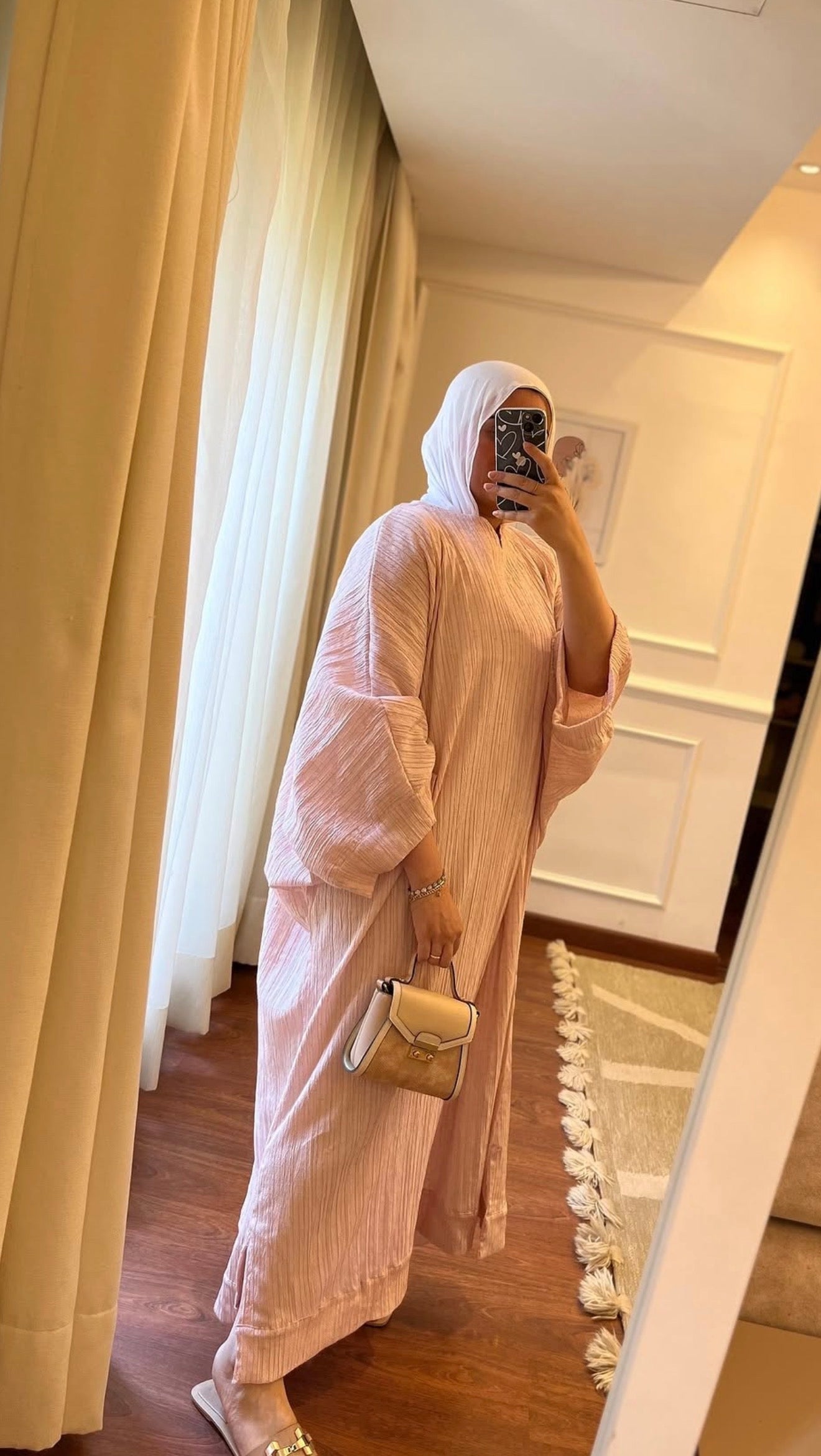 Blush charm dress
