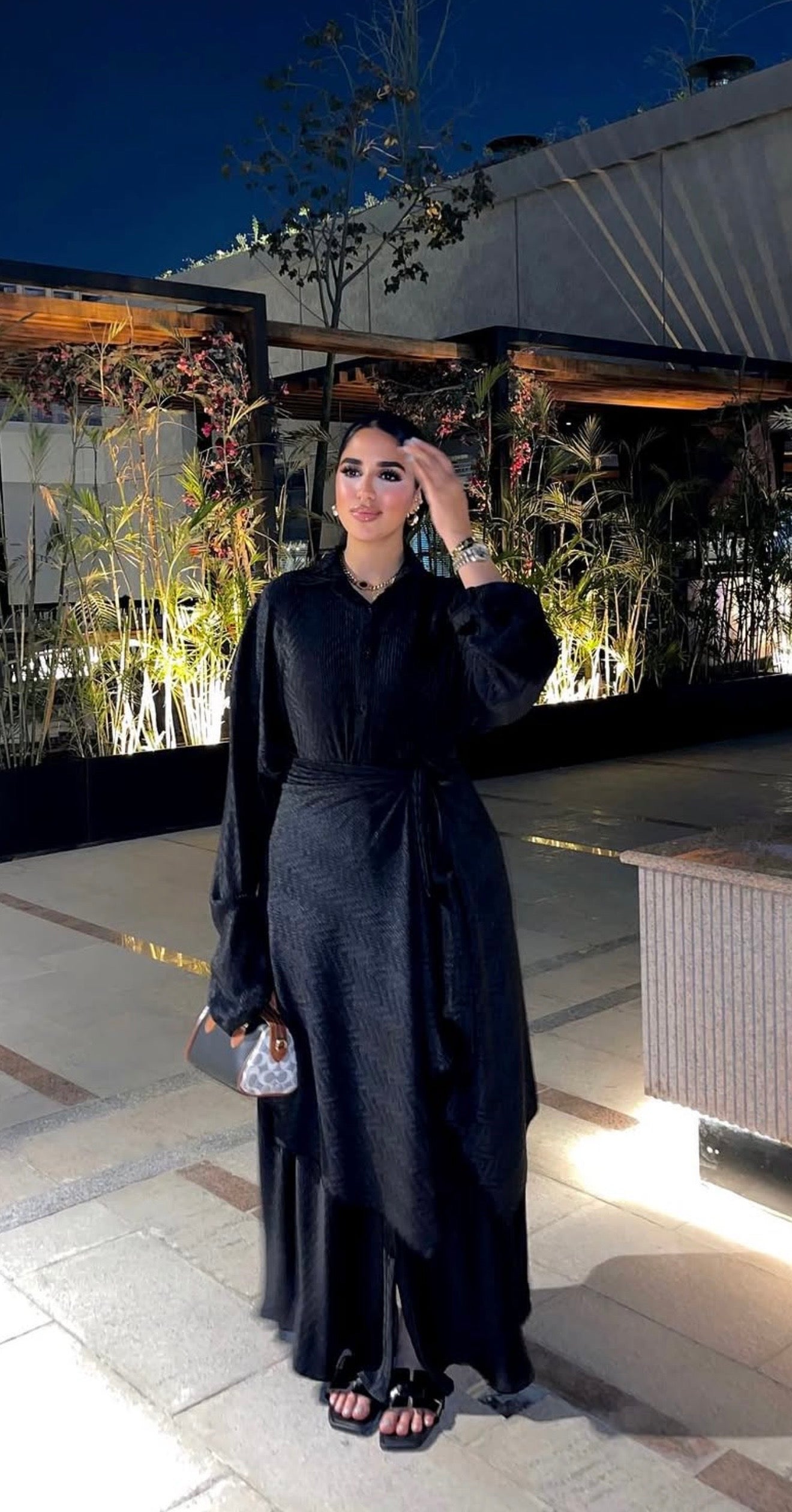 The Black Wrap Dress