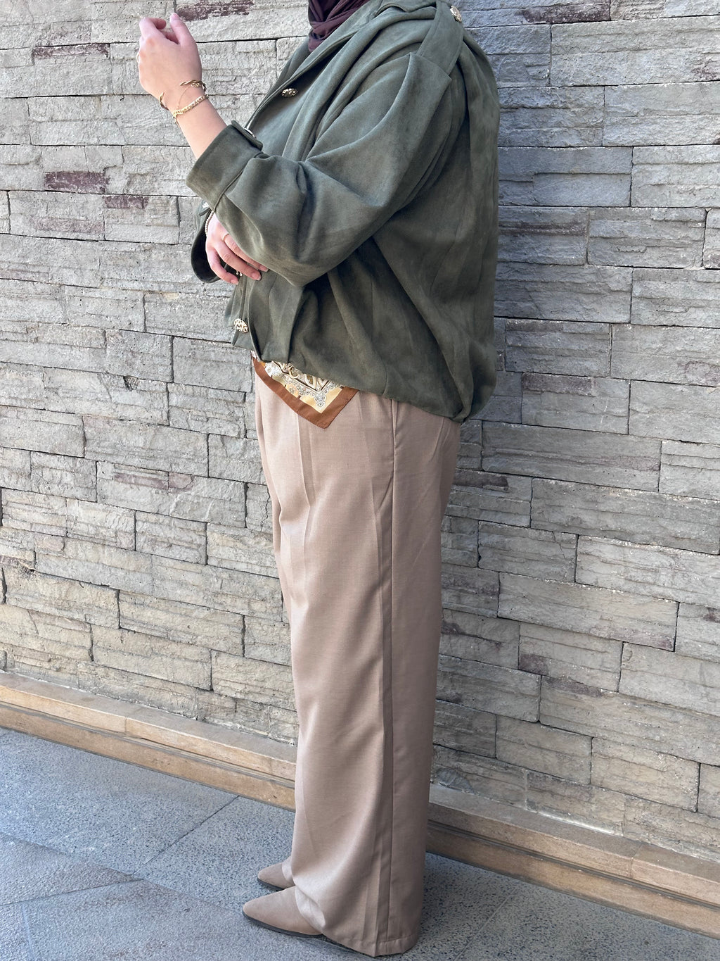 Everyday Suede Jacket - Olive