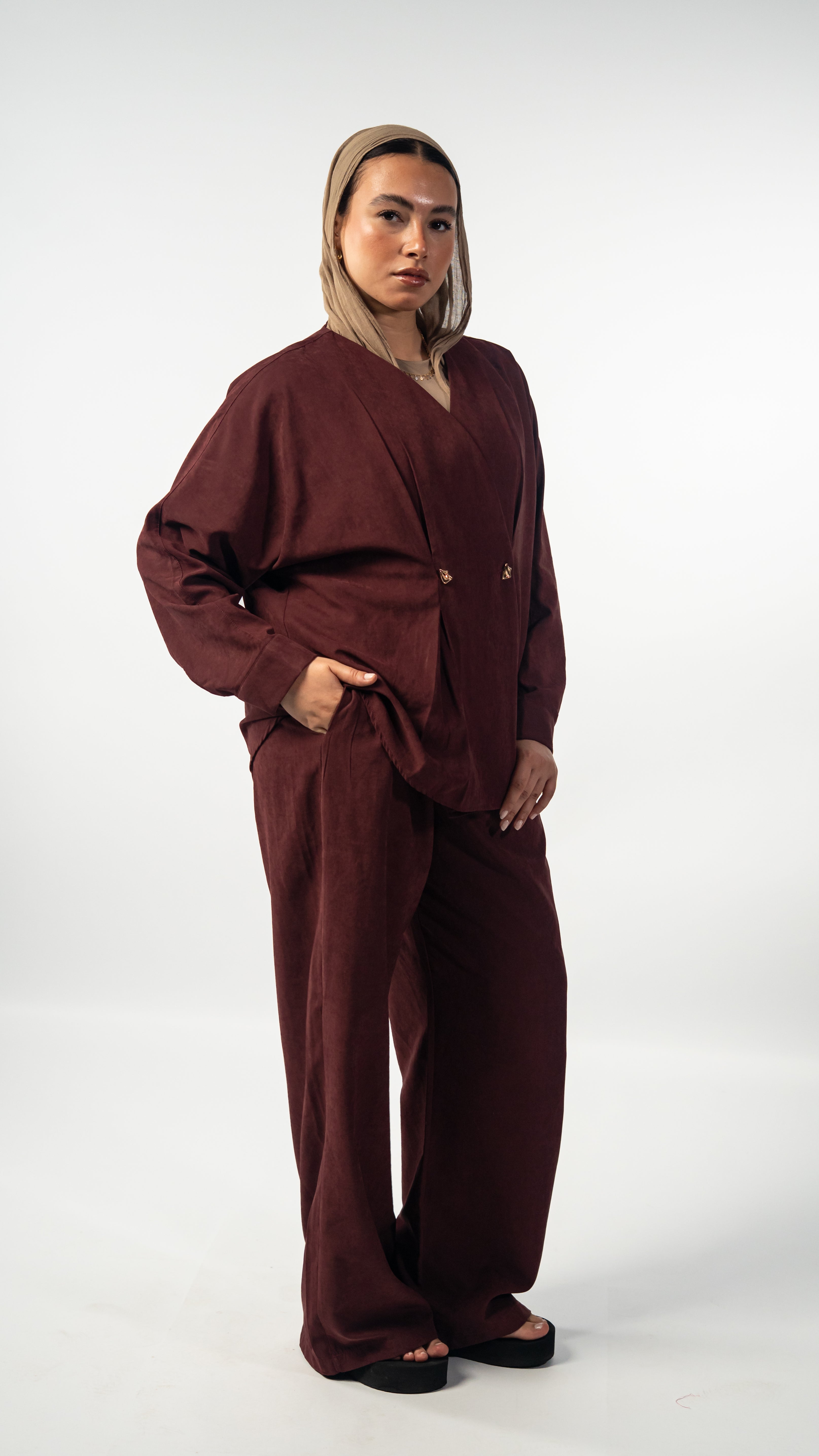 Amber Set - Burgundy