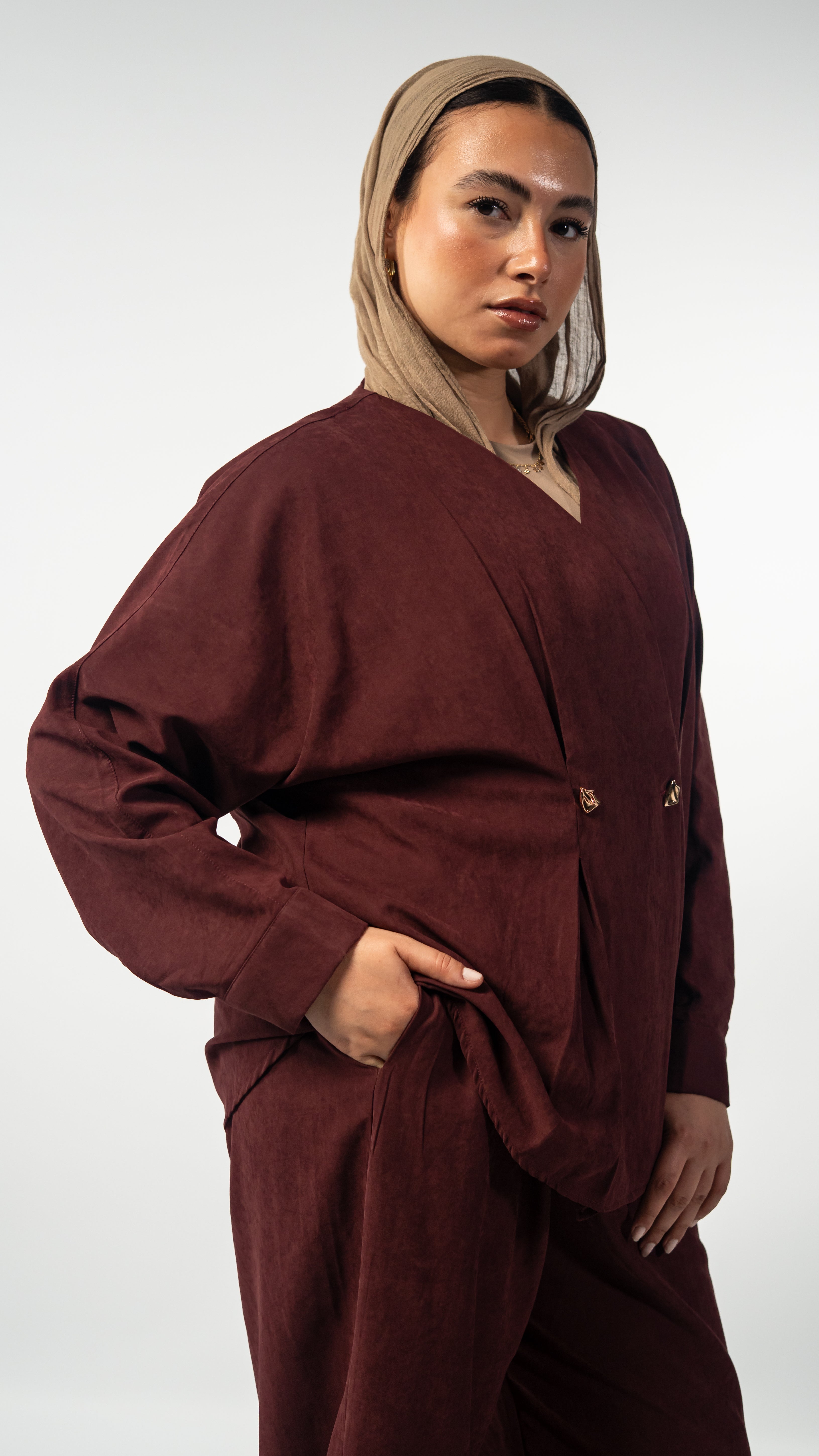 Amber Set - Burgundy