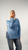 Wave Blouse - Blue
