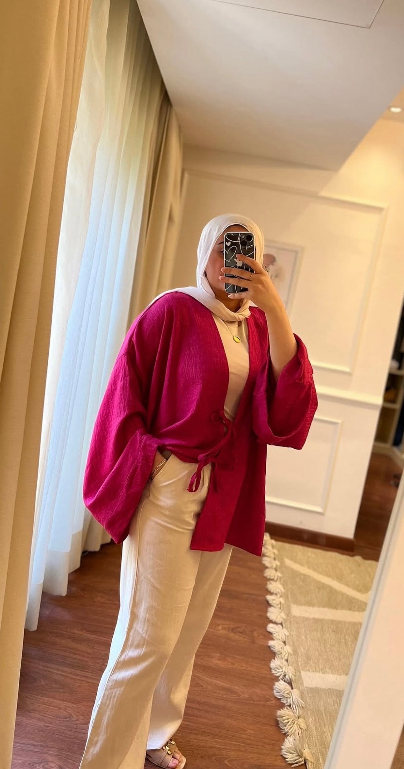 Fuchsia Breeze Blouse