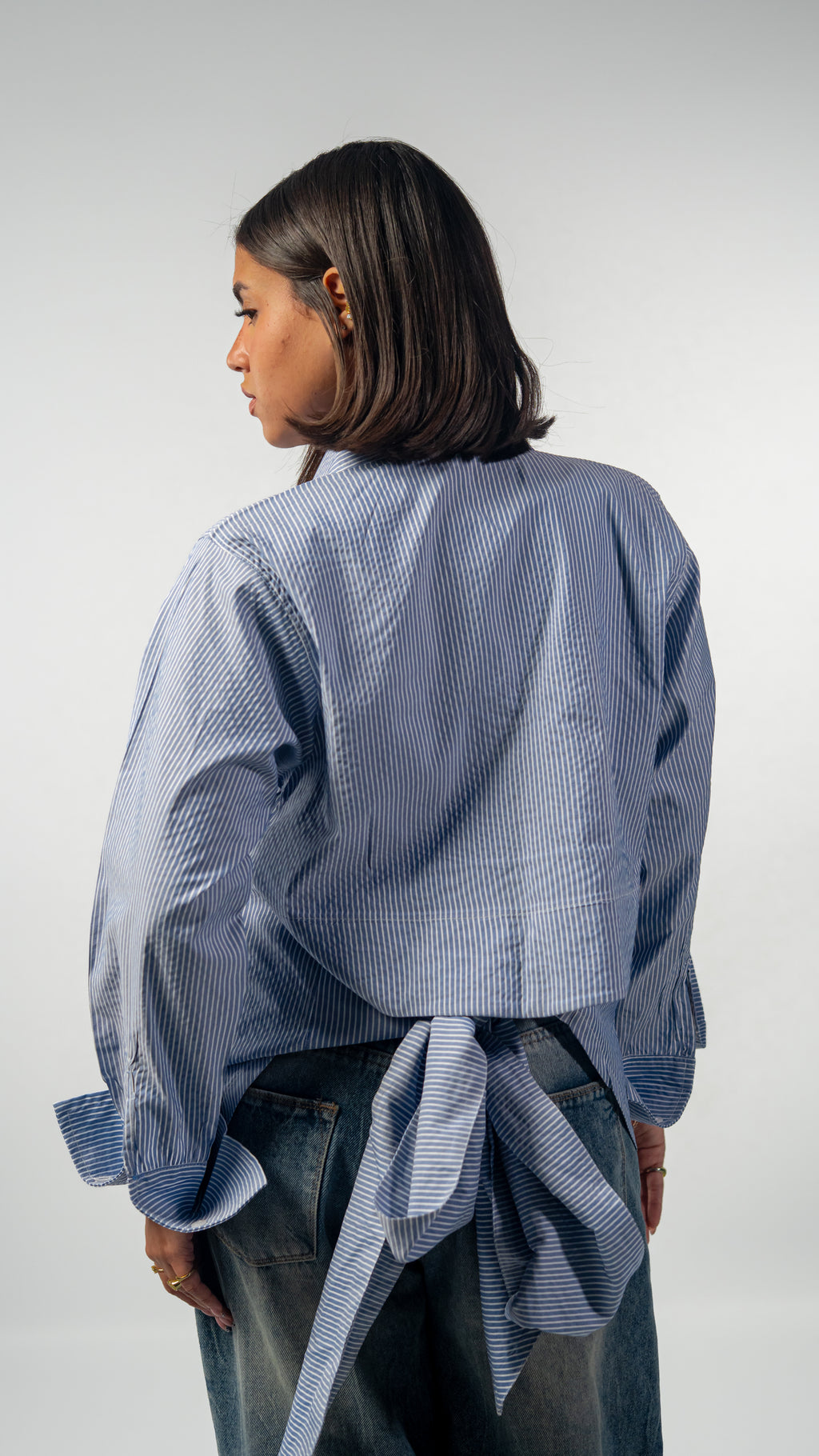 Blue Pinstripe Shirt
