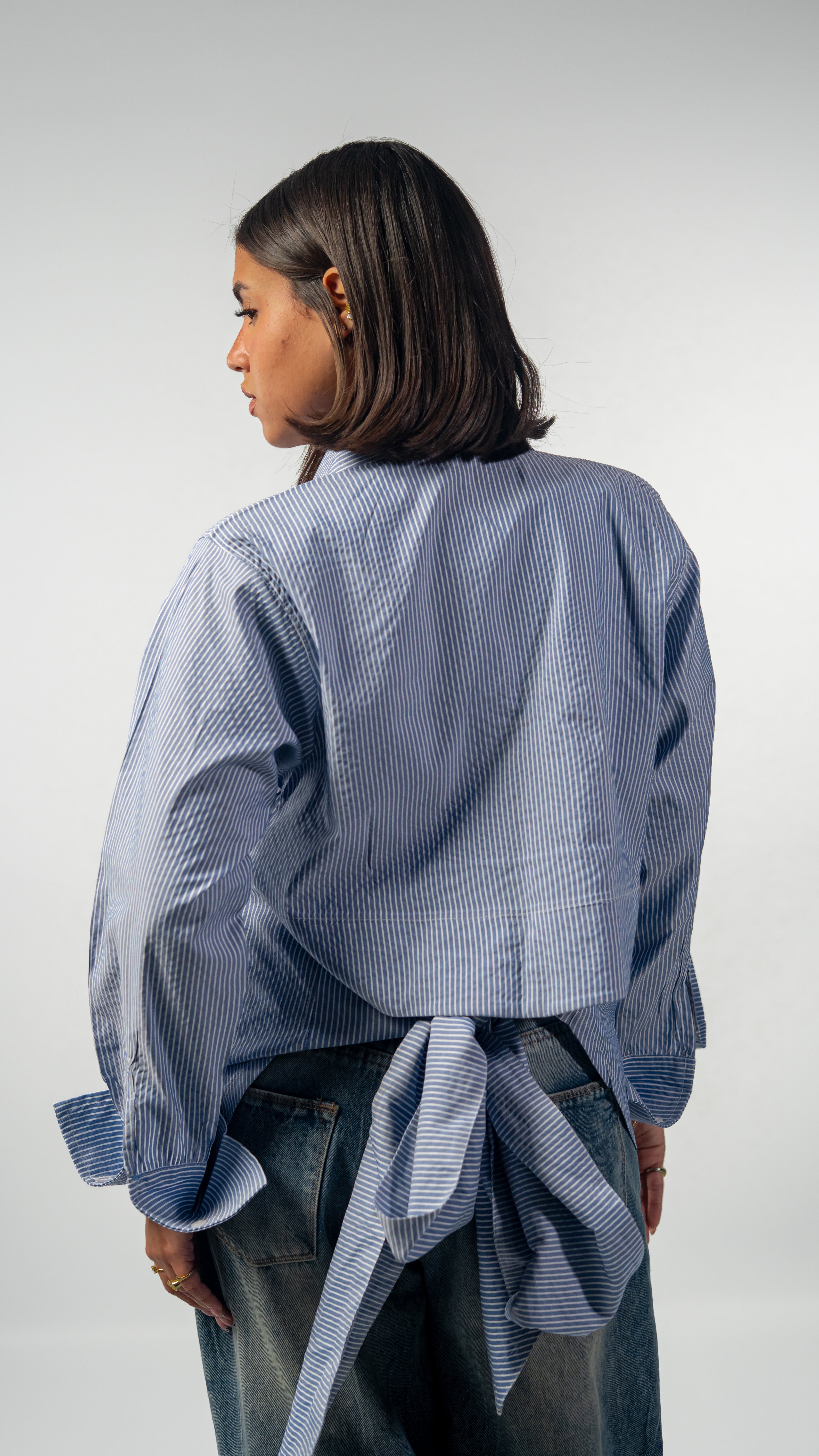 Blue Pinstripe Shirt