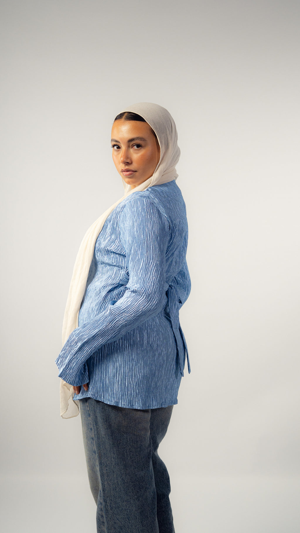 Wave Blouse - Blue